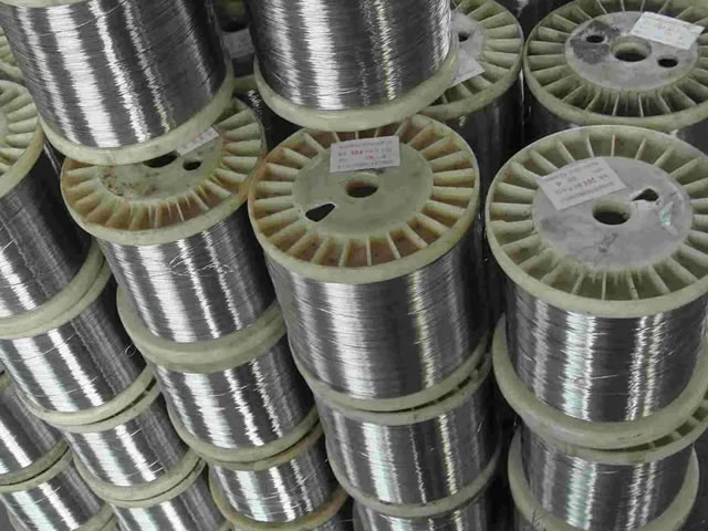 Stainless steel wire in spool for stainless wire spring producing